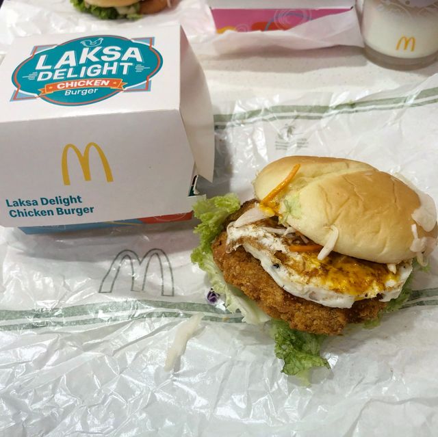 Local Dish Inspired Laksa Burger