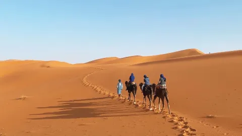 First time in the Sahara. This is definitely the pinnacle of — traveler post in Midelt