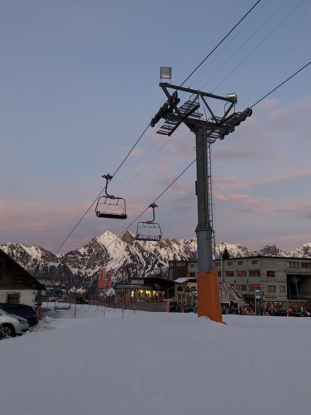 Snowboarding in Switzerland