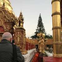 Grand and Holy temple at Doi Suthep 