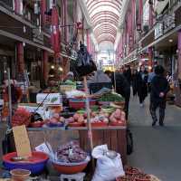 Market in day and Pub at night 