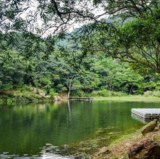 新北 汐止 新山夢湖 享受湖光美景 也能挑戰刺激懸崖