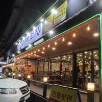 Eat Famous Jeju Blackpork by the beach 