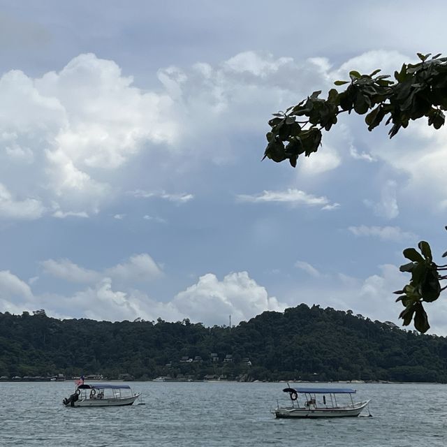 Chill with clear water and beach, Pangkor 