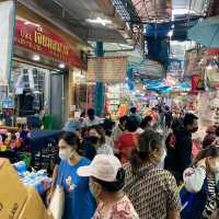 三聘市場 曼谷唐人街歷史悠久市集 紀念品紡織品集散地