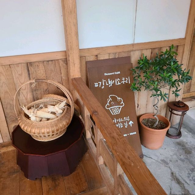 👉🏻카페 강냉이 소쿠리: 꼭 먹어봐야하는 강냉이 아이스크림🍦