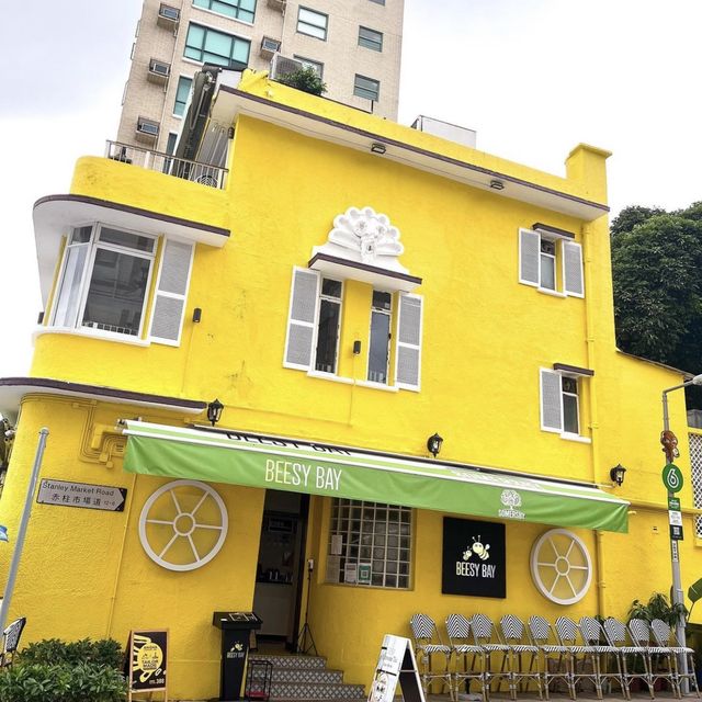 🌟赤柱打卡必去💛歐陸渡假風黃屋餐廳
