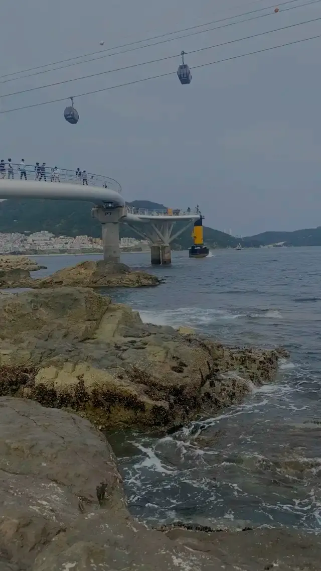 Cyristal Cruise Cable Car in Busan 