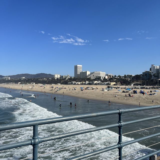 청량의 끝, 산타모니카 해변🏖️☀️