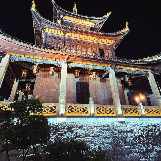 Jiaxu Pavilion- History at night 🌙