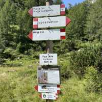 Hiking on the Alps - Malga Ces