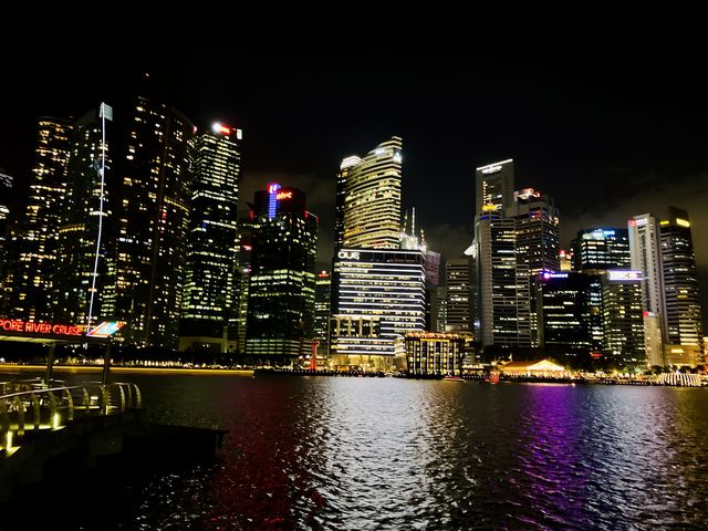 Light it up Singapore! Oh so colorful!