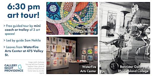 September Gallery Night Providence 6:30 pm Trolley or Mini Coach Tour! | The WaterFire Arts Center