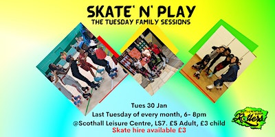 Skate N Play - monthly family sessions | Scott Hall Leisure Centre