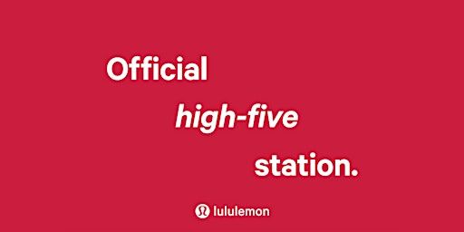 lululemon Cheer Station – Bridge Street Half Marathon | Target Parking Lot
