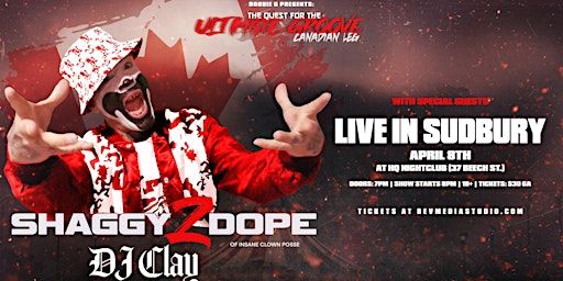 Shaggy 2 Dope live in Sudbury April 8 at HQ Nightclub | HQ Nightclub