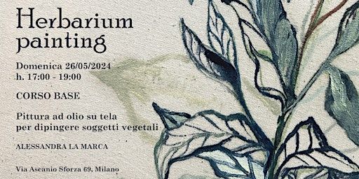 Corso Base di Pittura ad olio per dipingere soggetti vegetali | Art Studio Finestreria