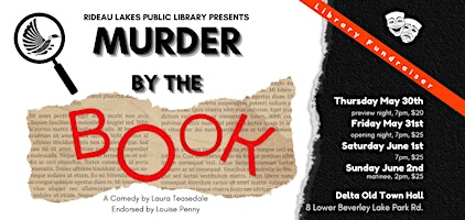 Murder By the Book: A Live Theatre Library Fundraiser! | Old Town Hall