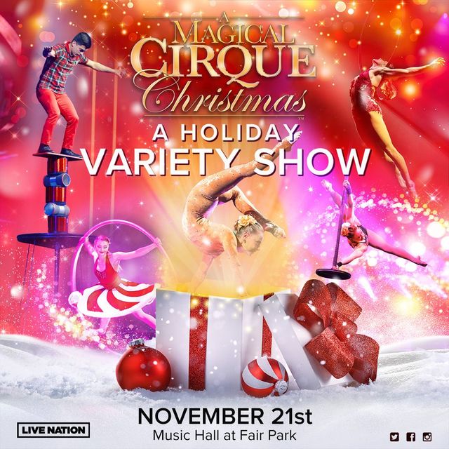 A Magical Cirque Christmas at Music Hall at Fair Park | Music Hall at Fair Park