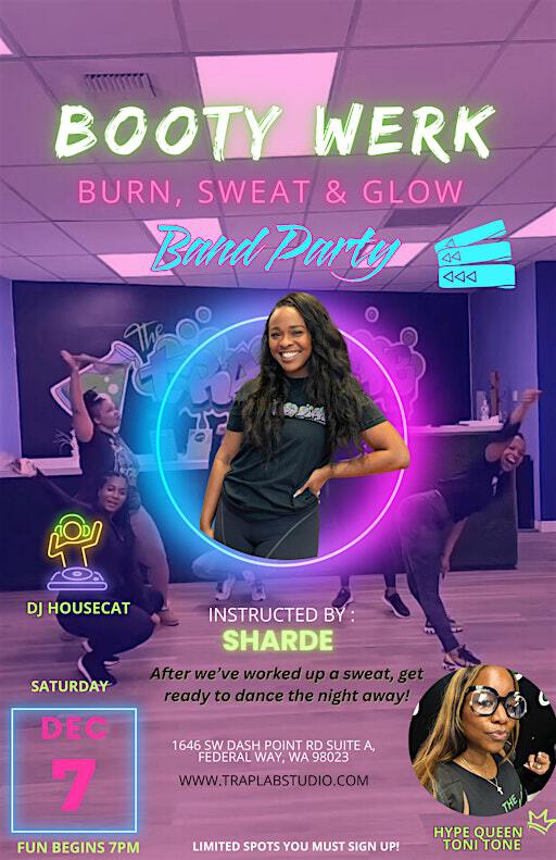 BURN, SWEAT & GLOW BAND PARTY! | The Trap Lab Studio
