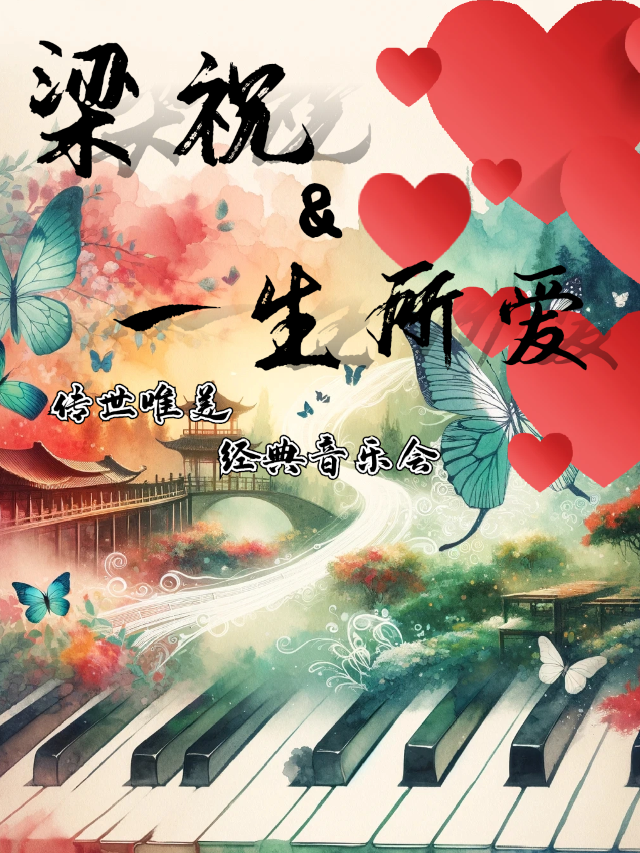 張家港站•“梁祝”&“一生所愛”傳世唯美經典音樂會｜音樂會 | 張家港市曼巴特購物廣場6層音樂廳