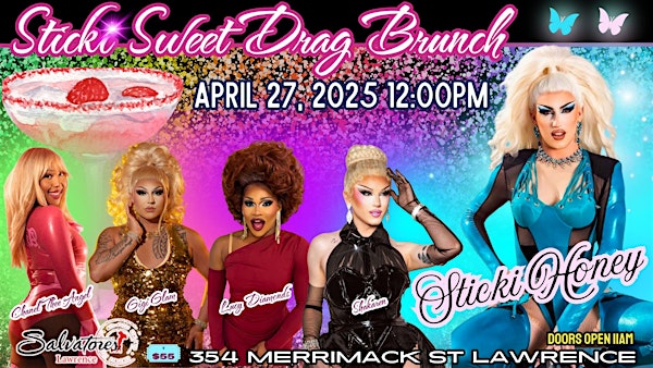 Sticki Sweet Drag Brunch at Salvatore's Riverwalk Lawrence Sunday April 27 | Salvatore's Riverwalk Lawrence