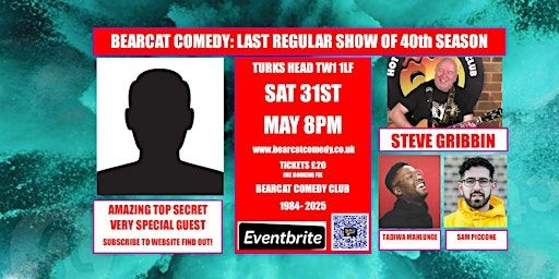 Bearcat Comedy Sat 31st May | Turks Head