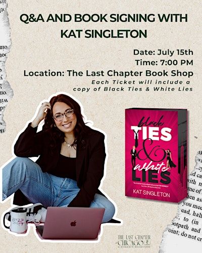 Q&A and Book signing with Kat Singleton | The Last Chapter Book Shop