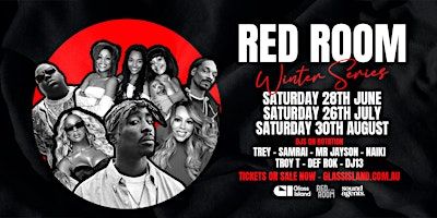 Glass Island - Red Room - Sat 28 Jun 2025 - WINTER SERIES | Glass Island - check event info for Wharf Details