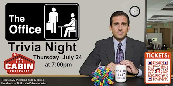 The Office Trivia at The Cabin! July 24 at 7:00pm | The Cabin Pub + Party
