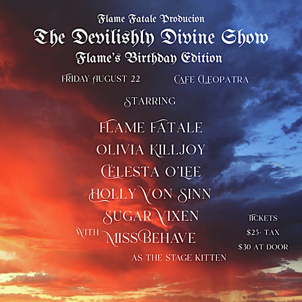 The Devishly Divine Show | Café Cléopatra