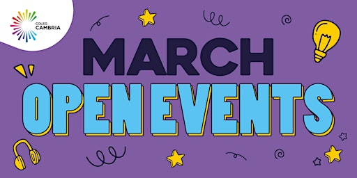 March Open Event - Deeside and Deeside Sixth | Coleg Cambria - Deeside