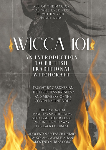 Wicca 101 at the Adocentyn Library | Adocentyn Research Library