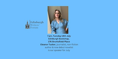 Tuesday July 14th 2026 - Eleanor Tucker | The Edinburgh Bookshop
