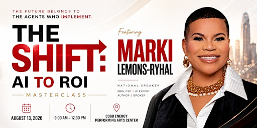KWWA presents... THE SHIFT with MARKI LEMONS-RYHAL | Cobb Energy Performing Arts Centre
