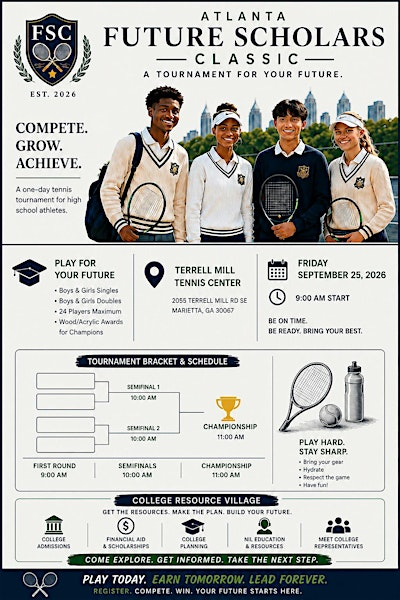 Future Scholars Classic | Terrell Mill Tennis Center