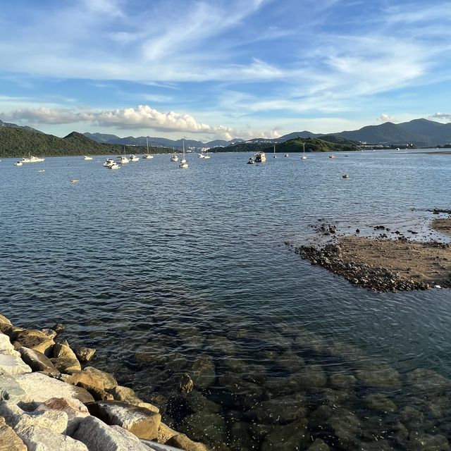 藍天白雲，無敵海景！