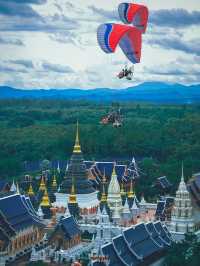 บินพารามอเตอร์ชมวิวแม่แตงแบบ 360 องศา