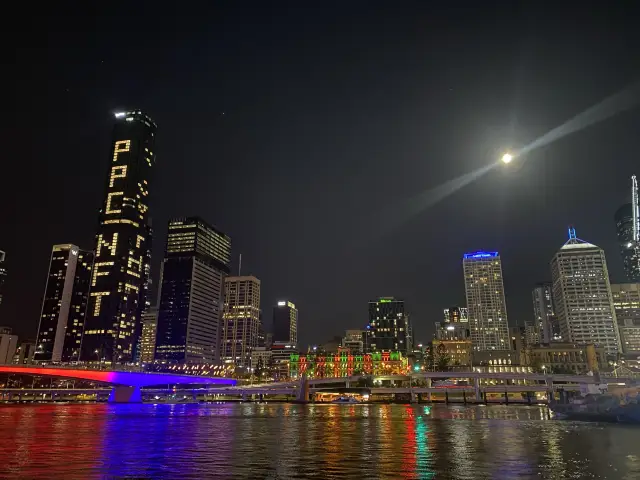 호주 브리즈번 시티 의 야경