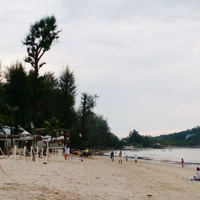 พากินลม..ชมซันเซท..บรรยากาศหาดบางเทา