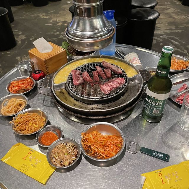 海雲台ビーチでドラム缶焼肉 海雲台ビーチでドラム缶焼肉