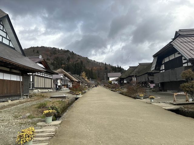 【福島】大内宿と紅葉と喜多方ラーメン