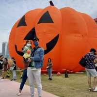 萬聖節睇睇10米高充氣大南瓜🎃