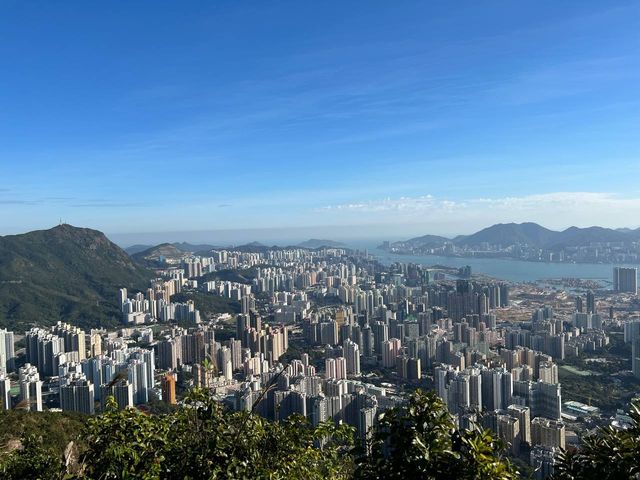 景色盡收眼底｜獅子山頂