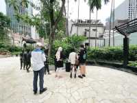 Commemorative park at Telok Ayer