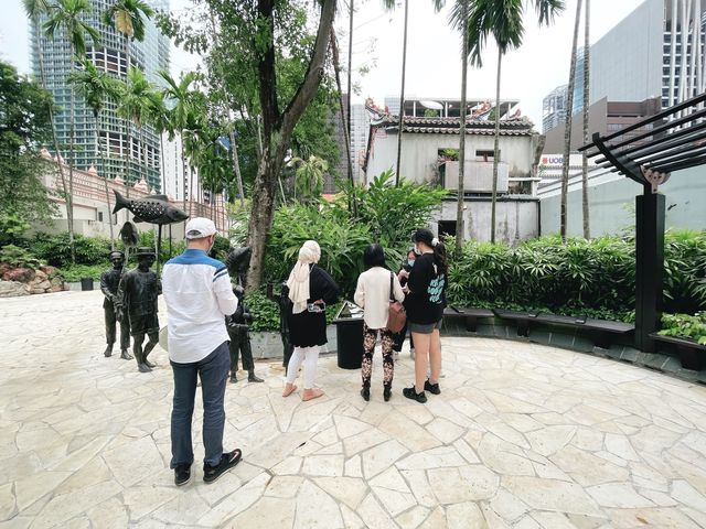 Commemorative park at Telok Ayer