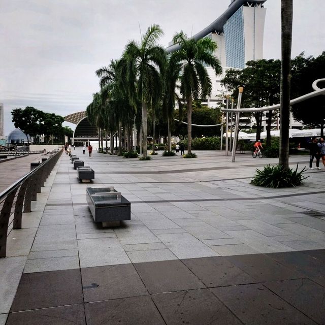 A Scenic Morning Walk/Jog At Marina Bay