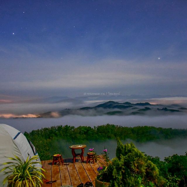 ทะเลหมอกส่วนตัวที่ใกล้เมืองเบตงมากที่สุด