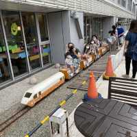 台南親子飯店堆沙堡,小小火車嘟嘟嘟