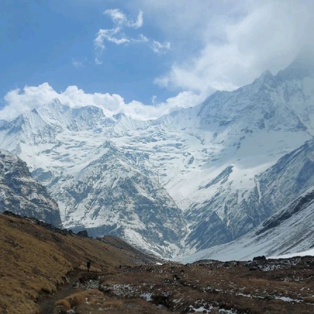 trekking to Annapurna base camp